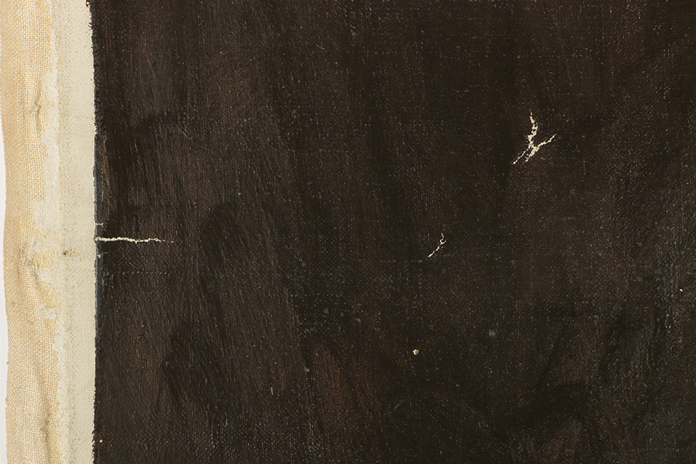 Emily B. Waite Oil on Canvas Portrait of Nude Man