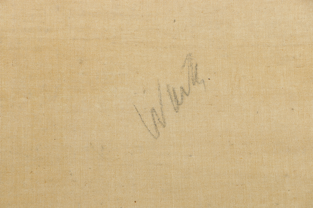 Emily B. Waite Oil on Canvas Portrait of Nude Man