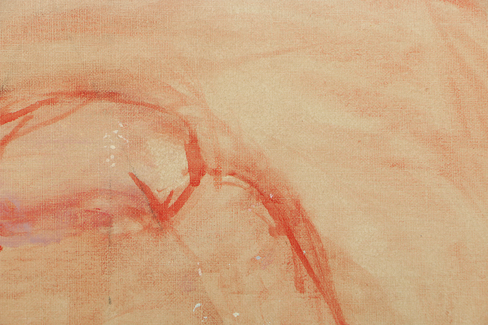 Emily B. Waite Oil on Canvas Portrait Study