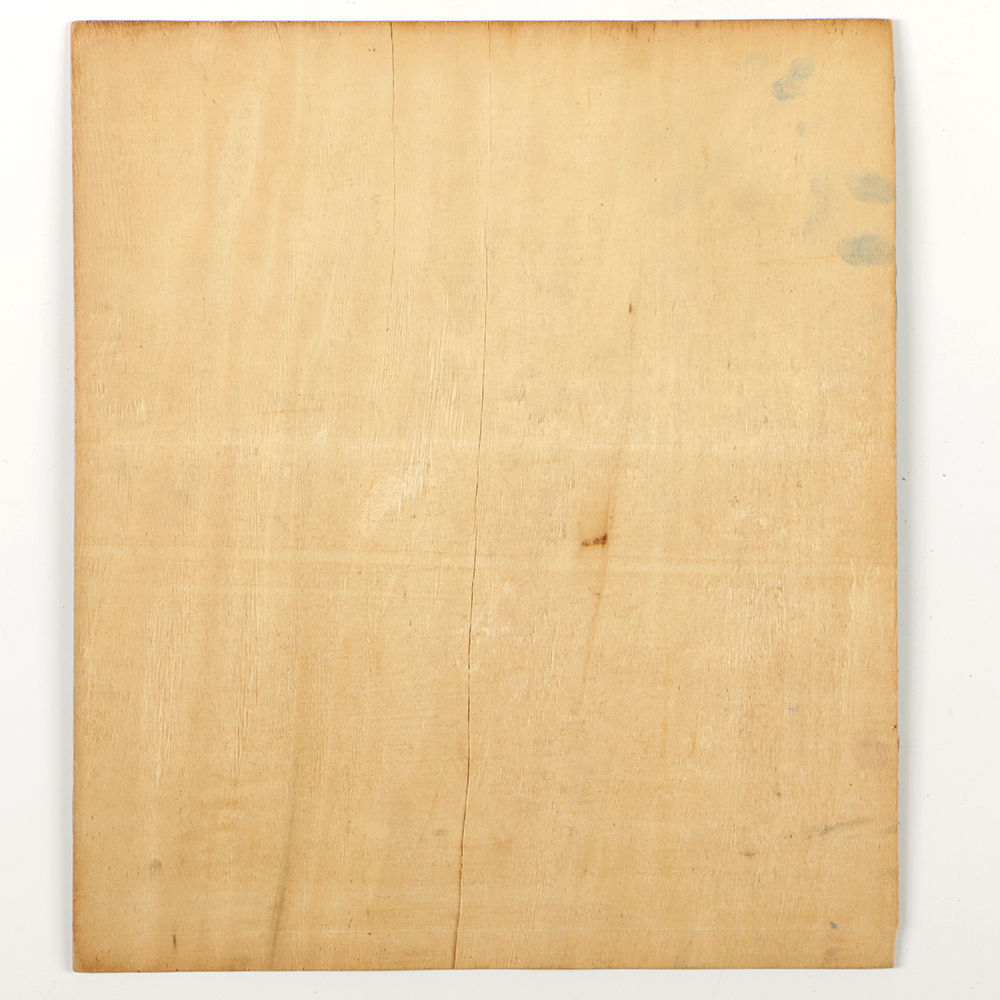 Emily B. Waite Oil Painting on Wood Panel Portrait of a Woman