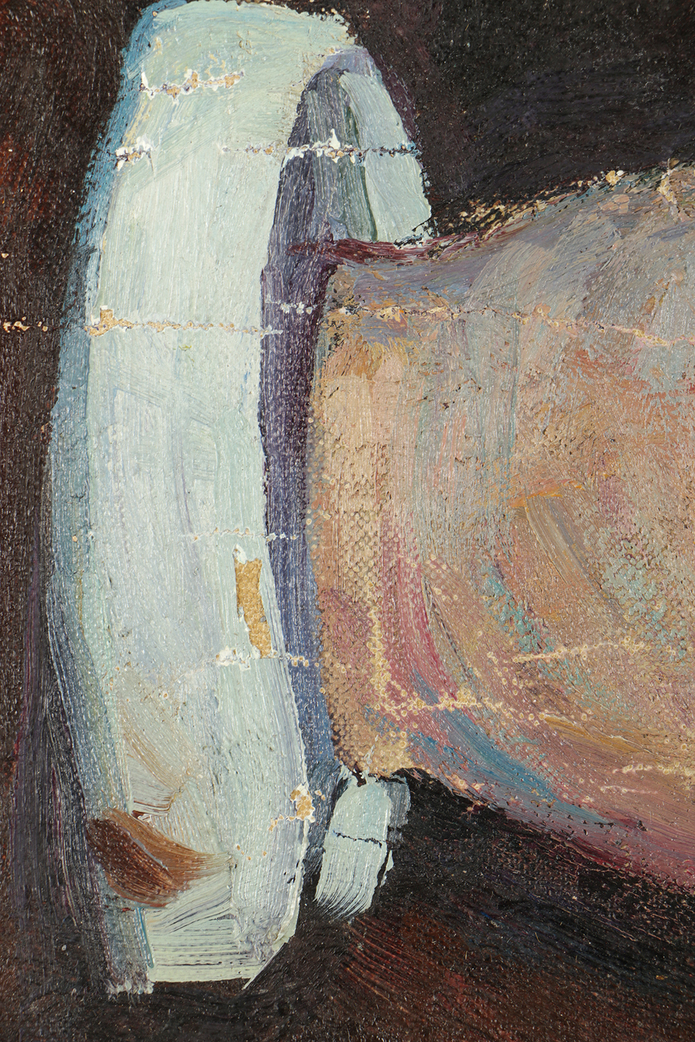 Emily B. Waite Oil on Canvas Portrait of Man