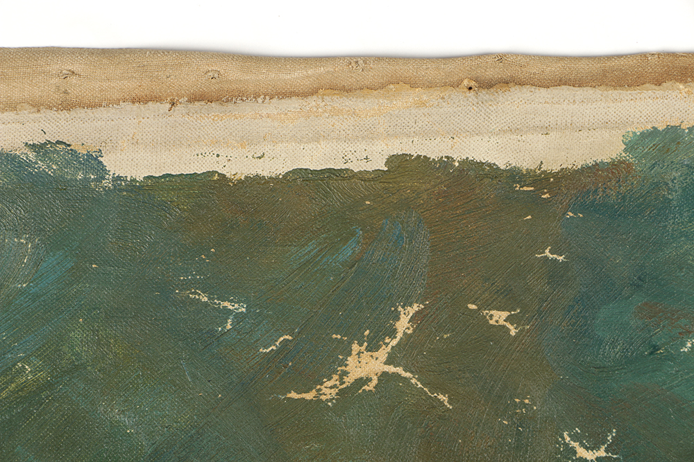 Emily B. Waite Oil on Canvas Portrait of Man