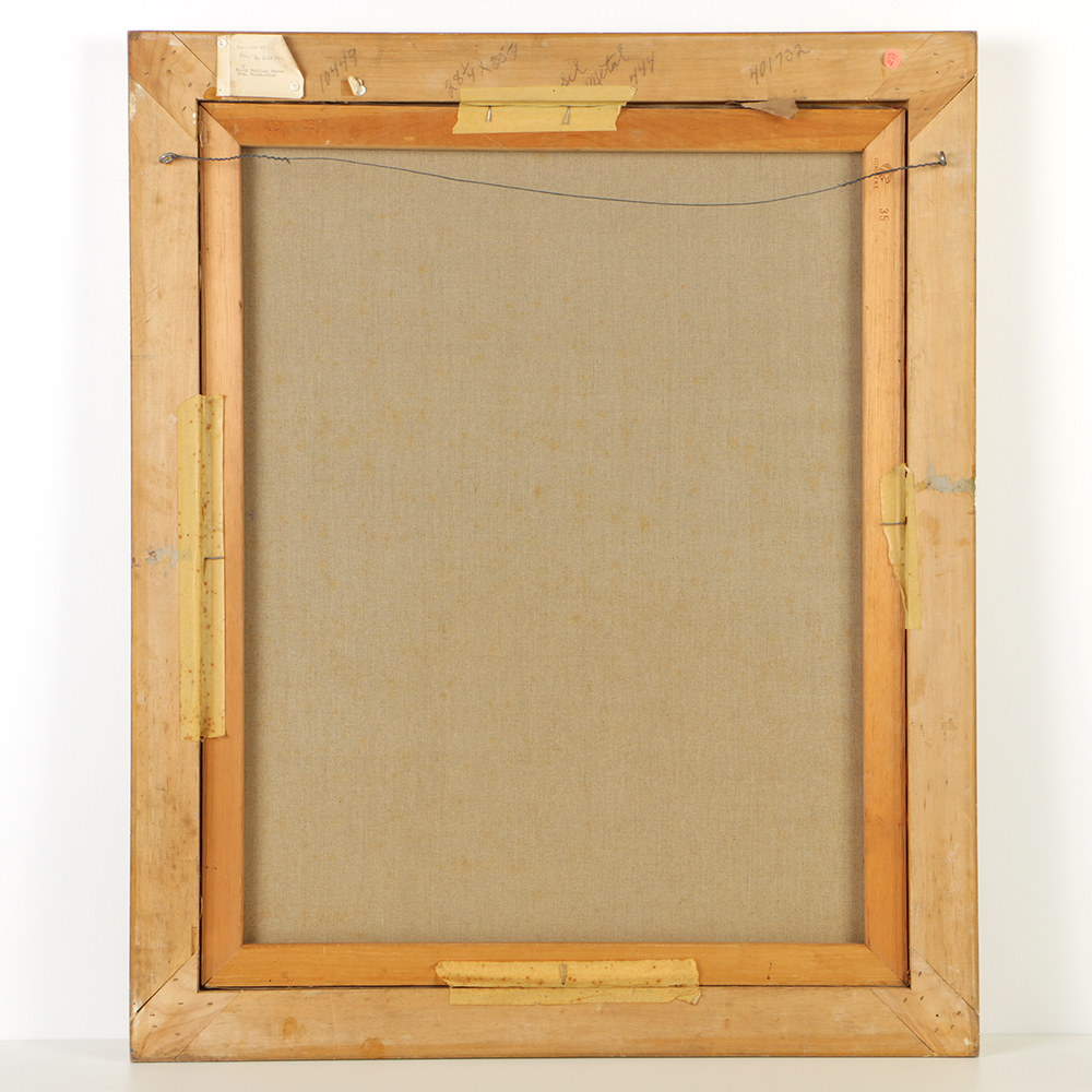 Emily B. Waite Oil on Canvas "Portrait of Mrs. H. Ladd Plumley"