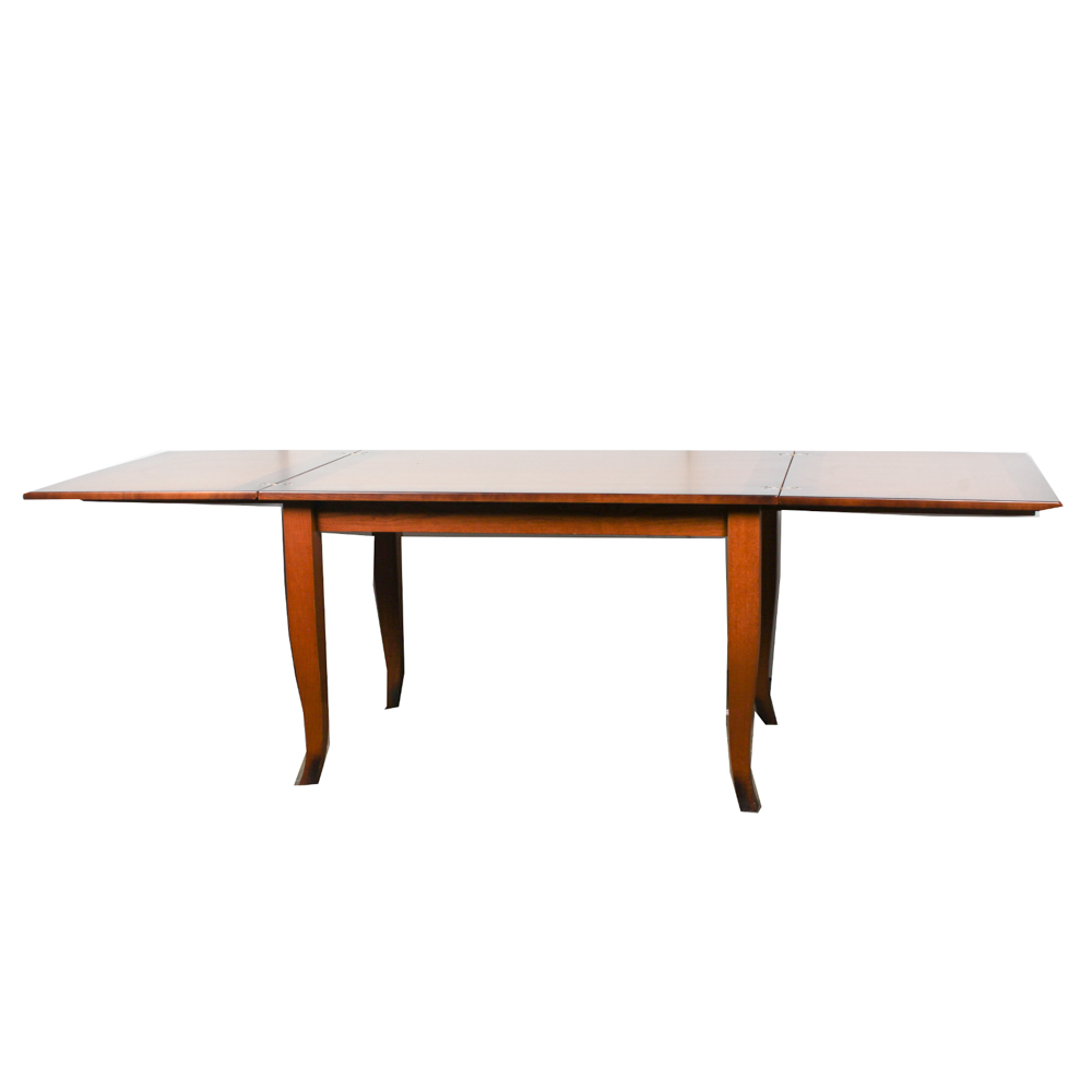 Arhaus Wooden Fold-Out Dining Table
