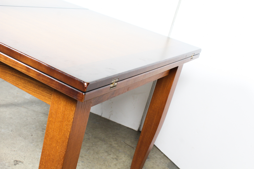 Arhaus Wooden Fold-Out Dining Table