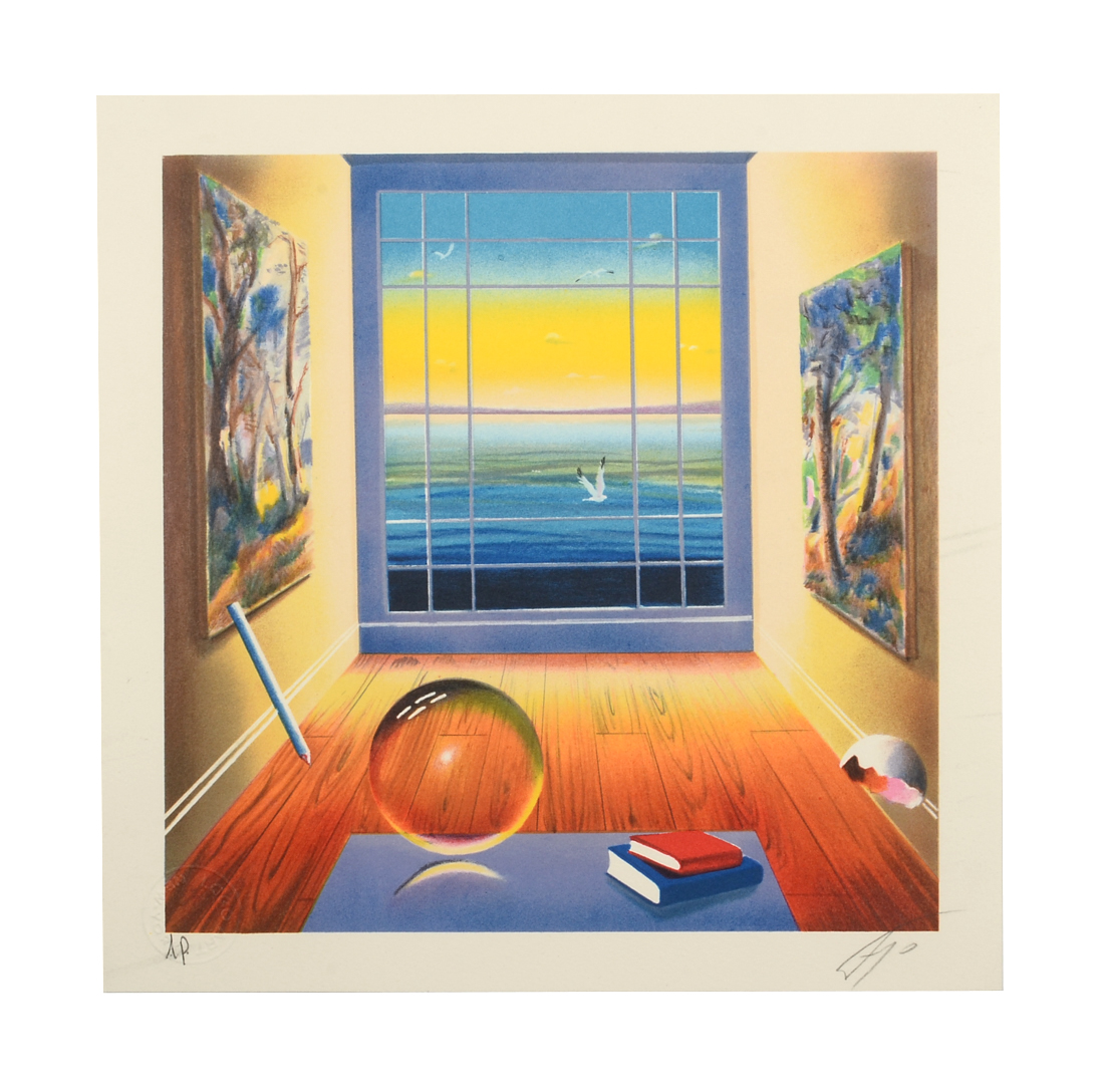 Ferjo Signed Artist's Proof Hand-Pulled Lithograph "The Fortune Teller"