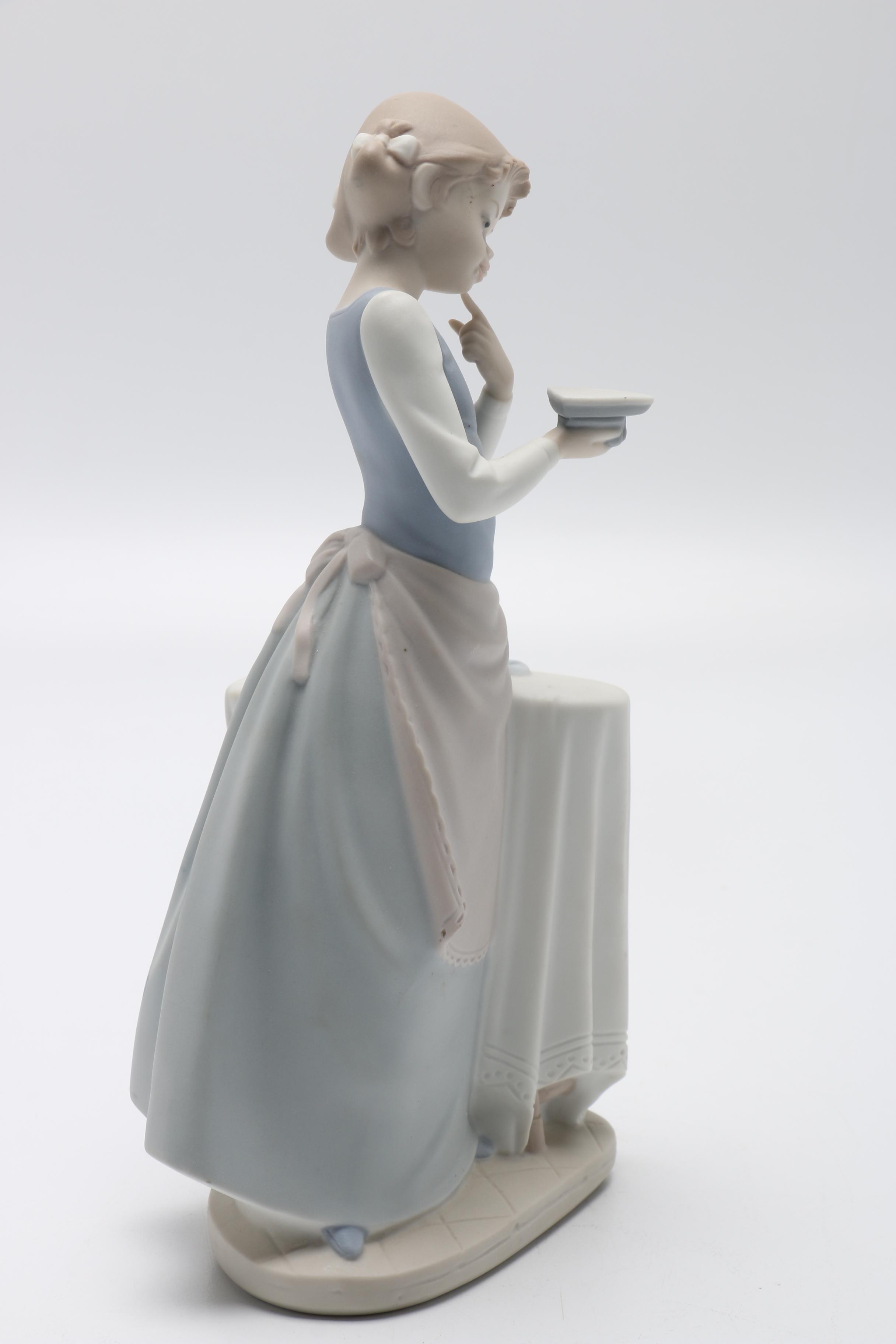Lladró "Girl Ironing" Porcelain Figurine