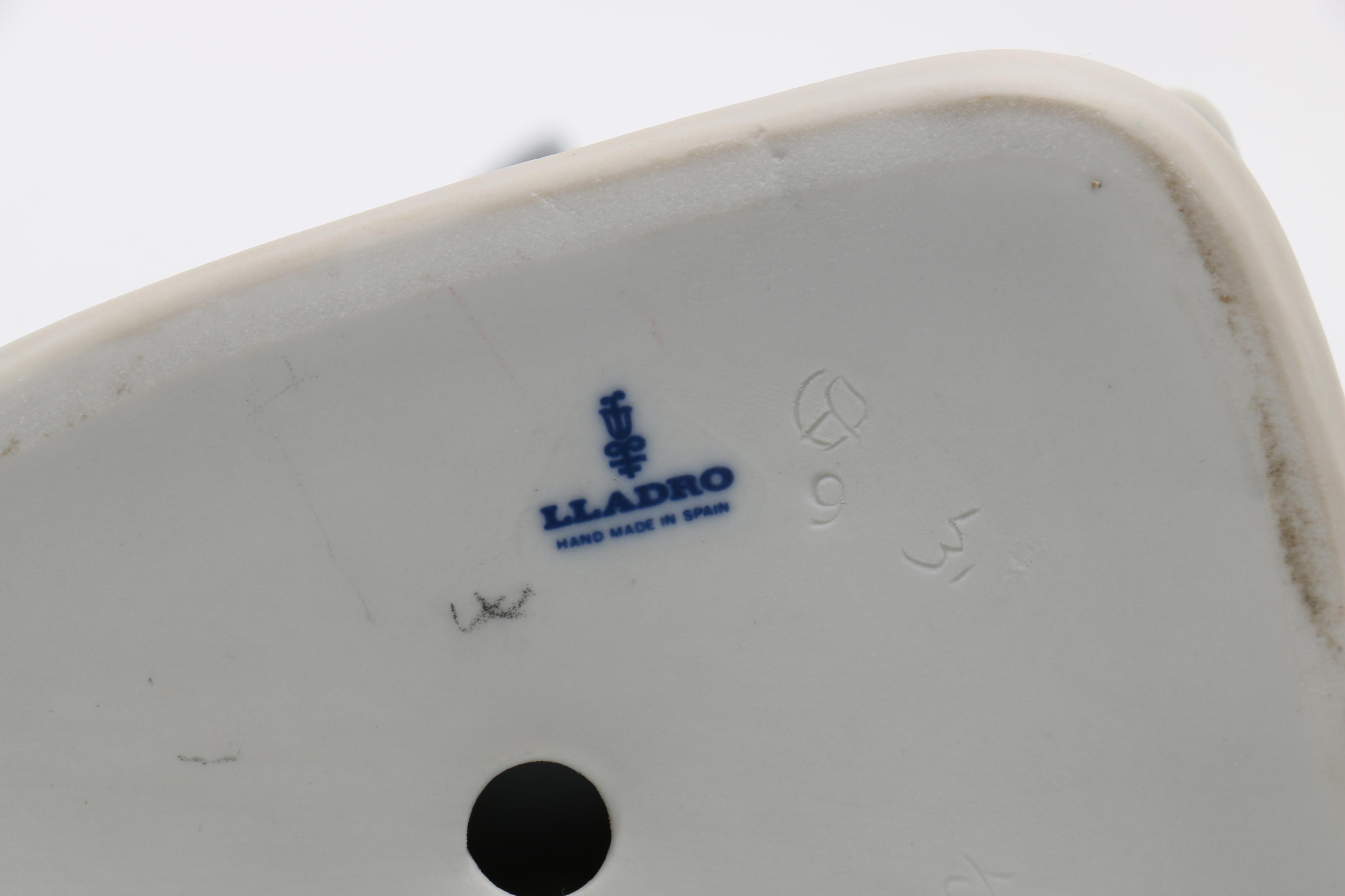 Lladró "Girl Ironing" Porcelain Figurine