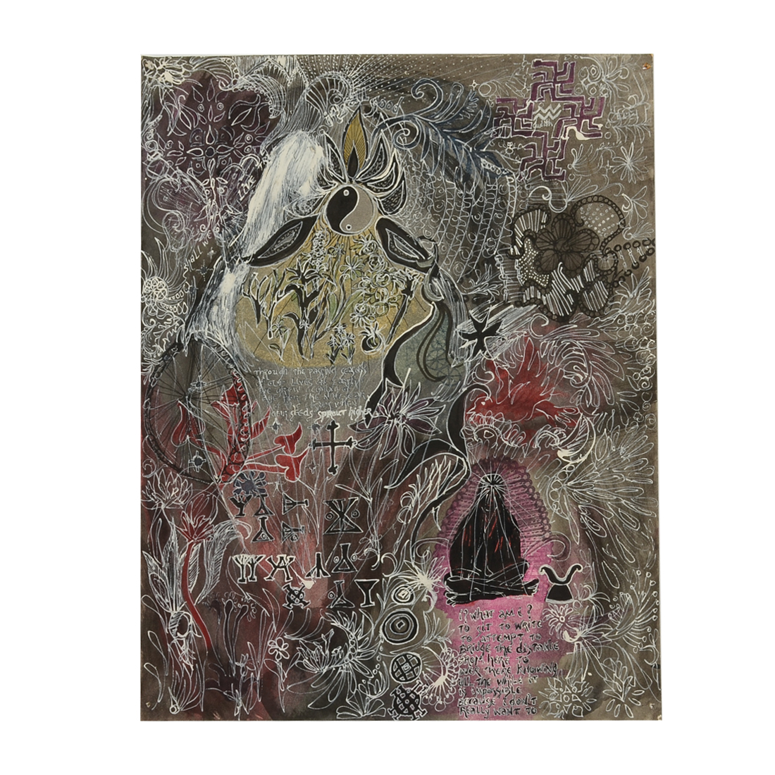 Original Mixed Media Illustration by Judith "If It's All Good"