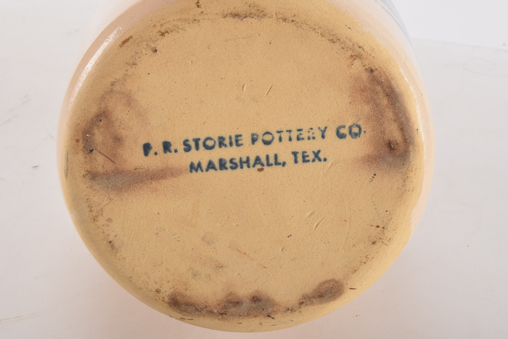 P. R. Storie Pottery Co. Hand-Painted Pottery Jug