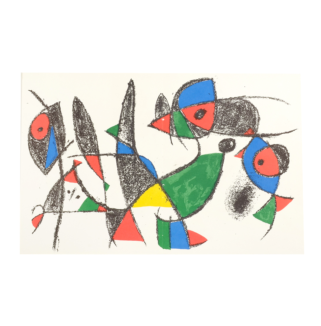 Joan Miró Hand-Pulled Lithograph from "LITHOGRAPHS II"
