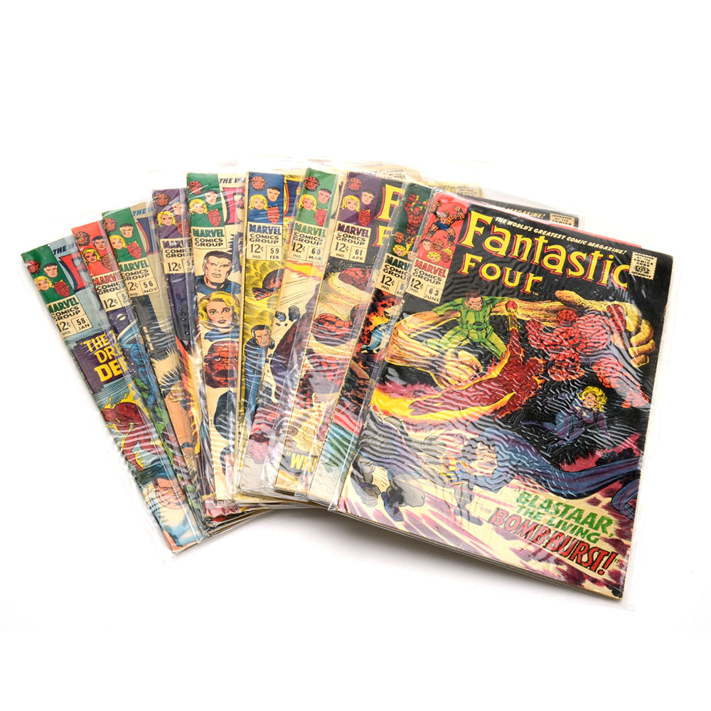 Silver Age Marvel Comics Featuring the Fantastic Four