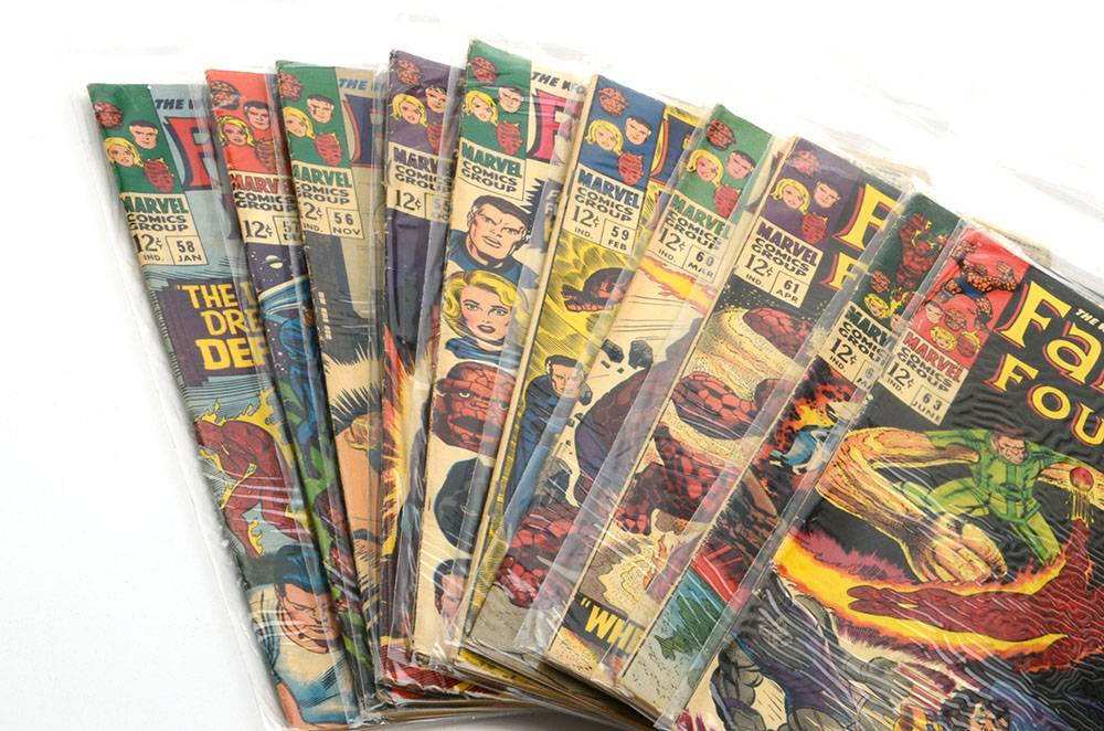 Silver Age Marvel Comics Featuring the Fantastic Four