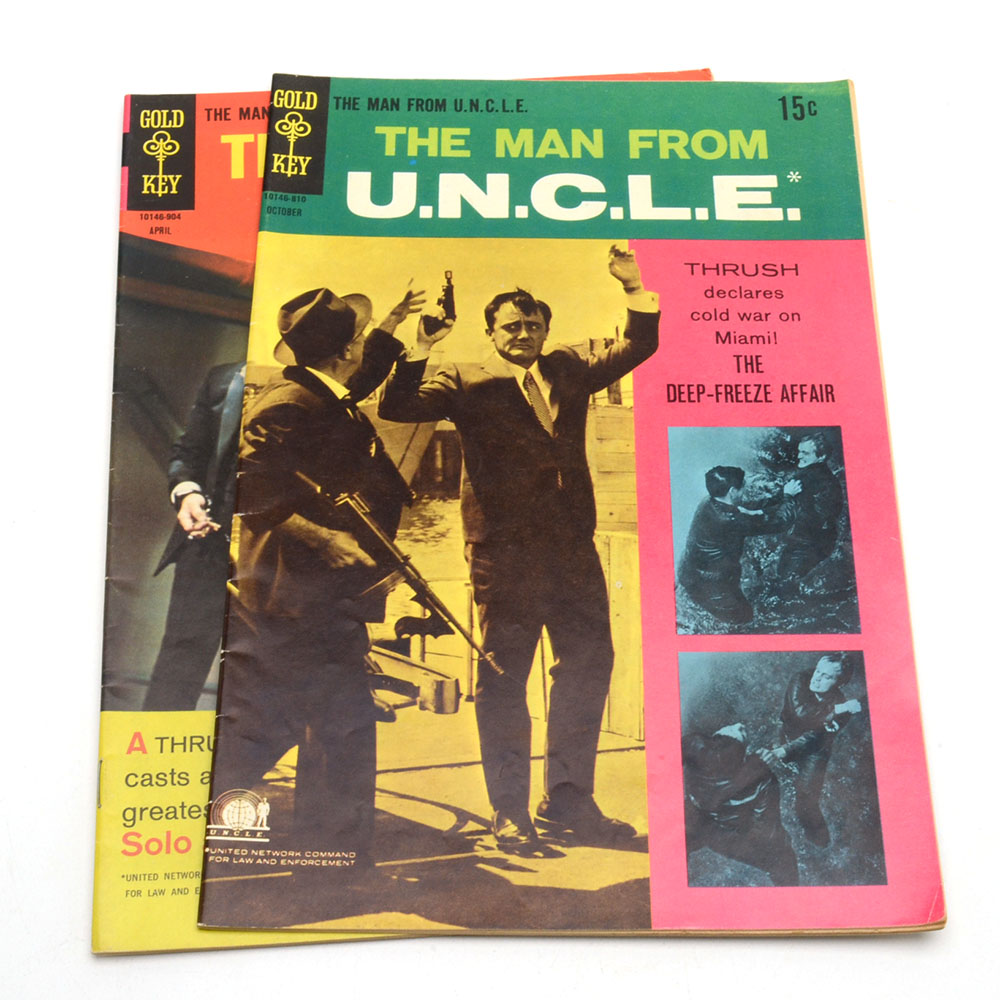 Vintage Gold Key "The Man From U.N.C.L.E." Comics Issues No. 10-22