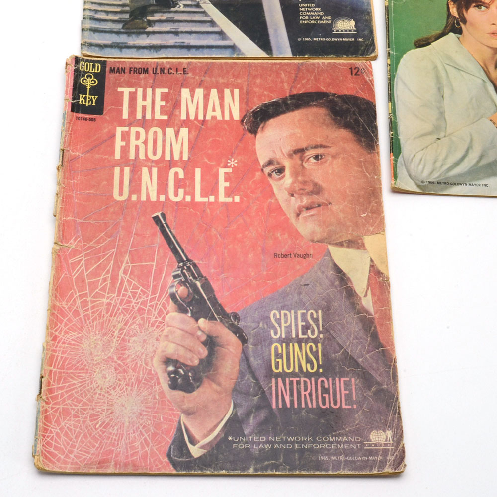 Vintage Gold Key "The Girl from U.N.C.L.E." and "The Man From U.N.C.L.E." Comics