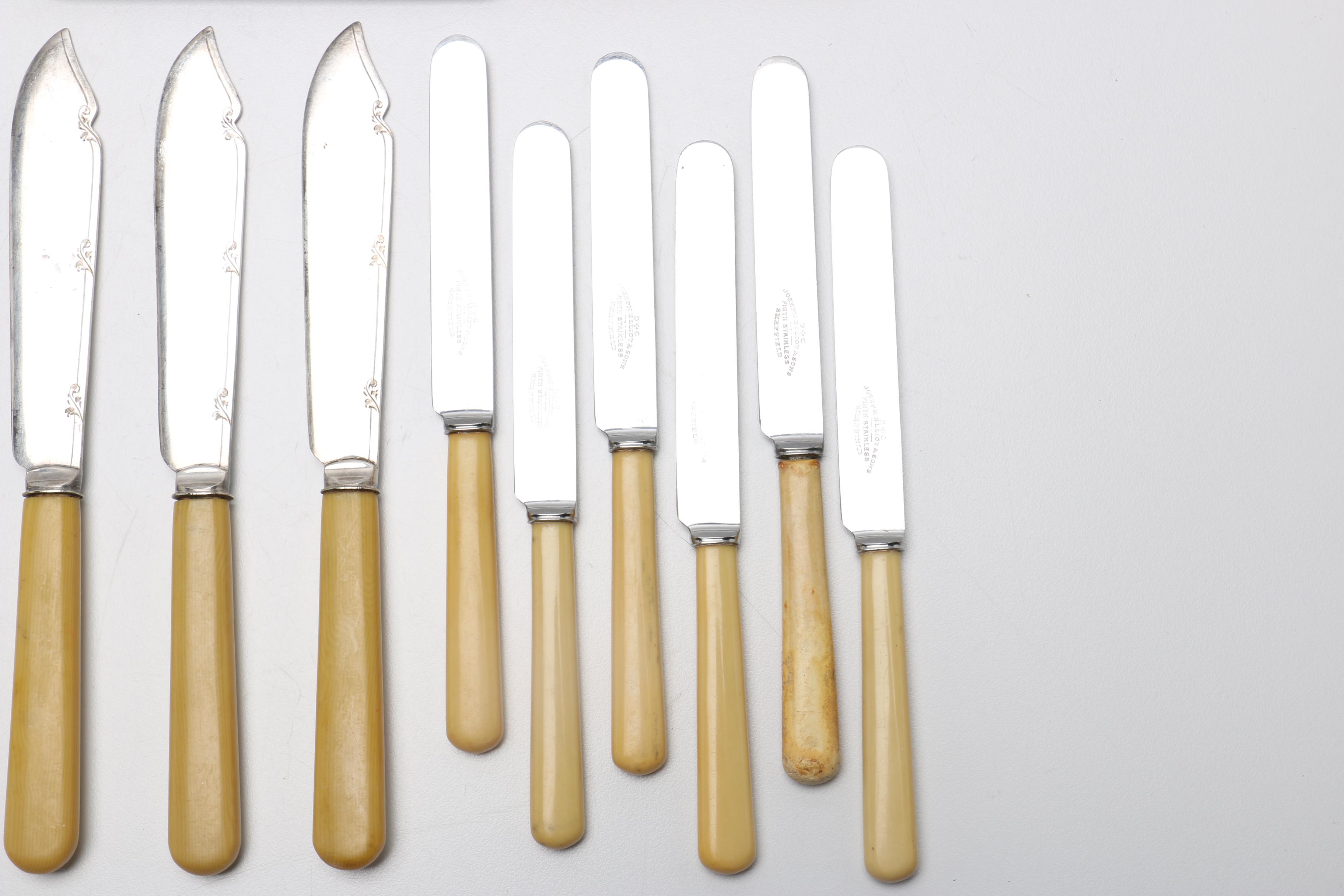 Joseph Elliot & Sons Sheffield Flatware Set