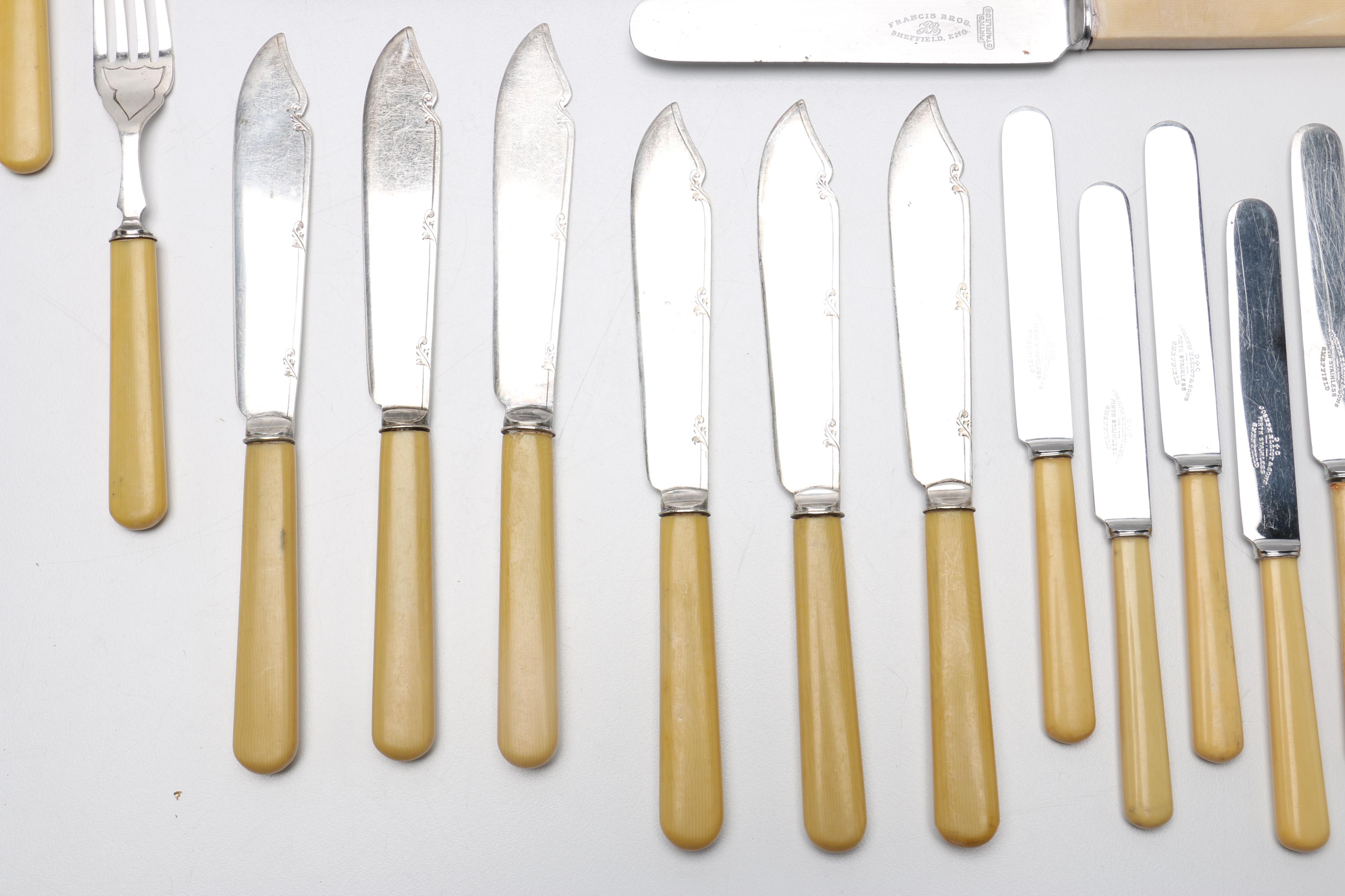 Joseph Elliot & Sons Sheffield Flatware Set