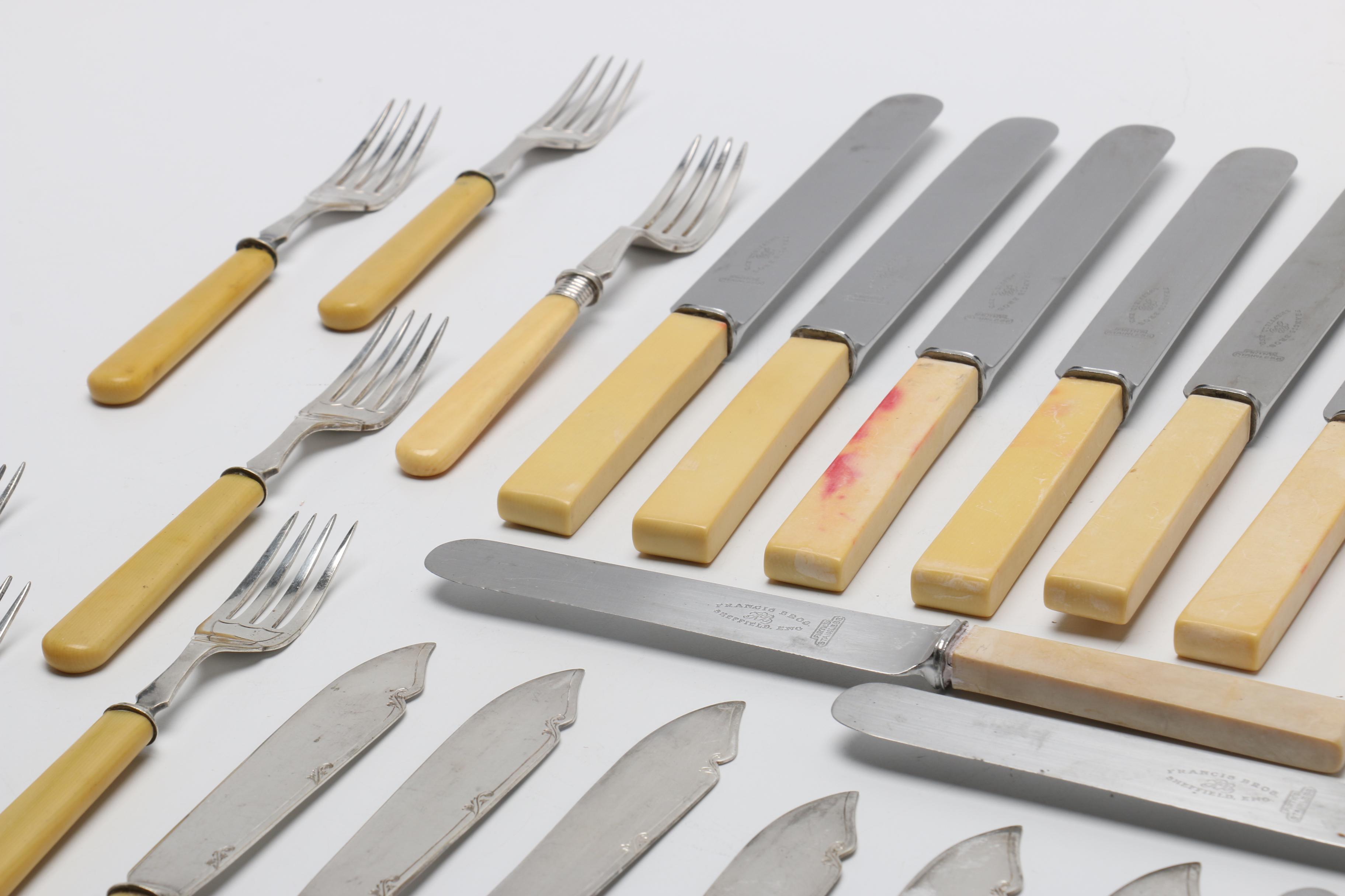 Joseph Elliot & Sons Sheffield Flatware Set