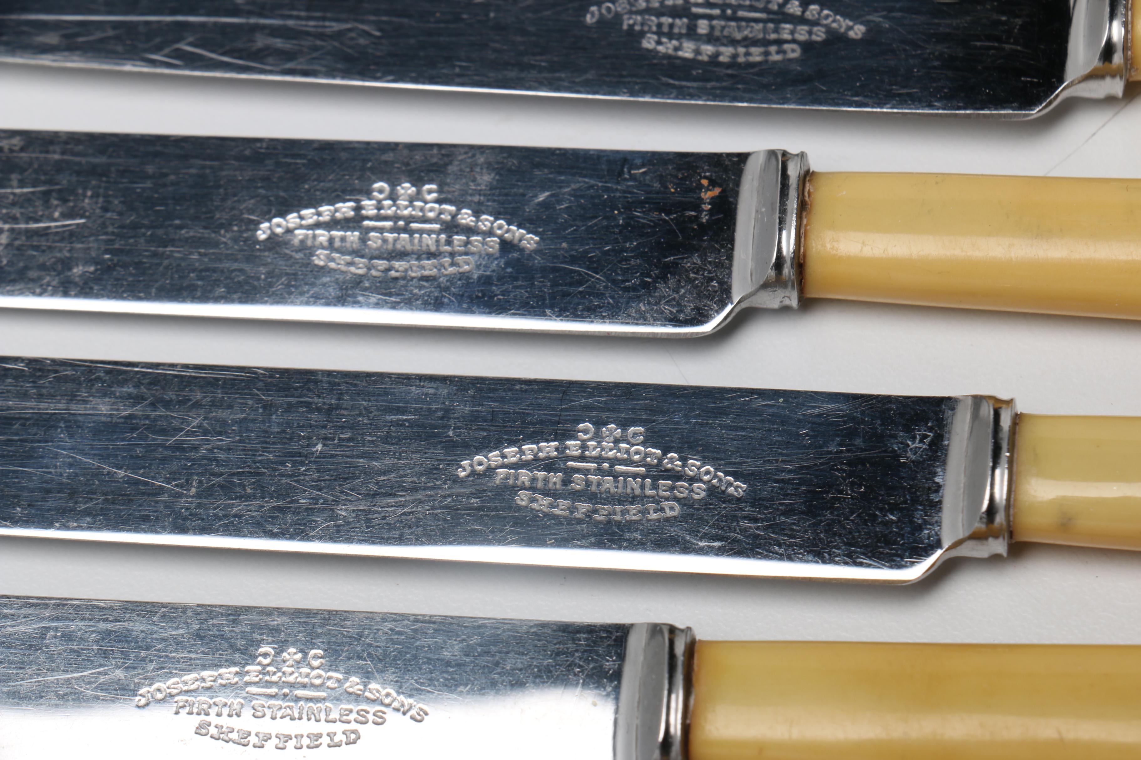 Joseph Elliot & Sons Sheffield Flatware Set