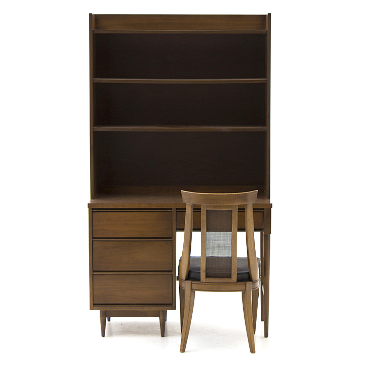 Mid Century Modern "PaceMaker" Desk by Broyhill With Chair