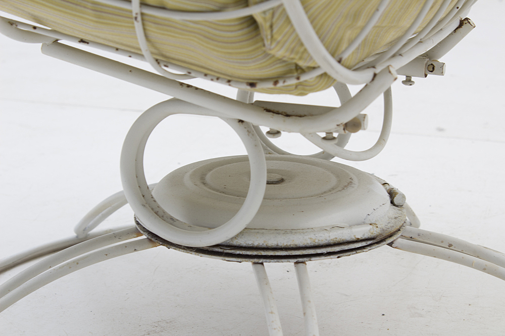 Pair of Vintage Outdoor Swivel Chairs