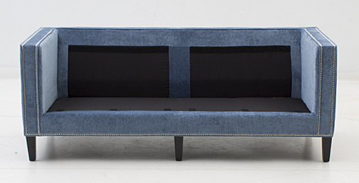 Tov "Cooper" Sofa in Blue Velvet
