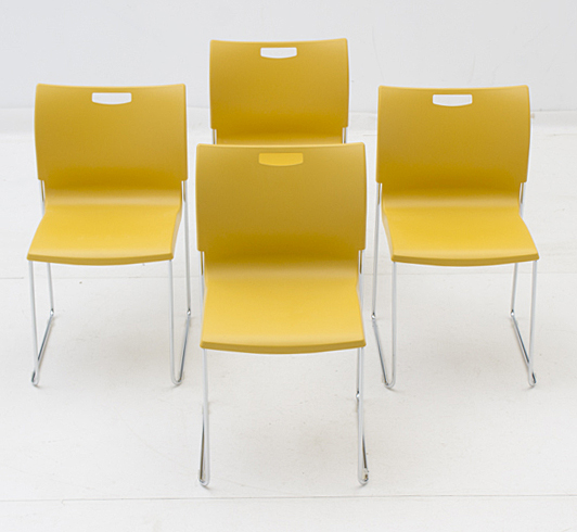 Set of SitOnIt Stacking Chairs in Yellow