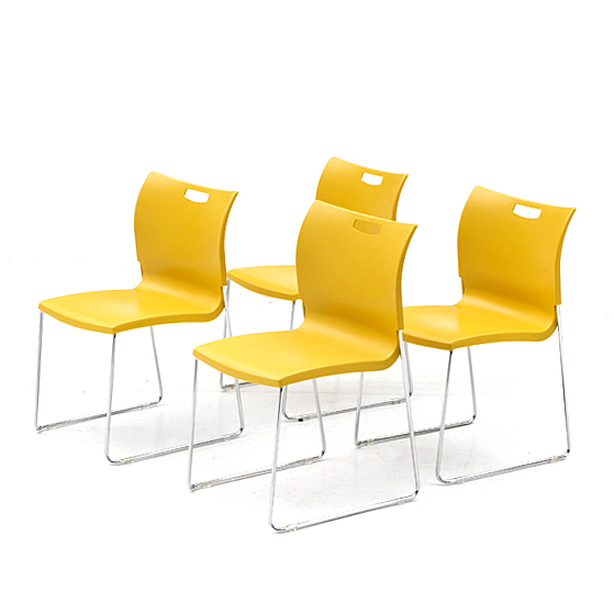 Set of SitOnIt Stacking Chairs in Yellow