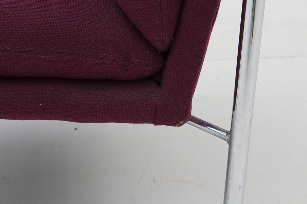 Mid Century Modern Chrome Arm Chairs