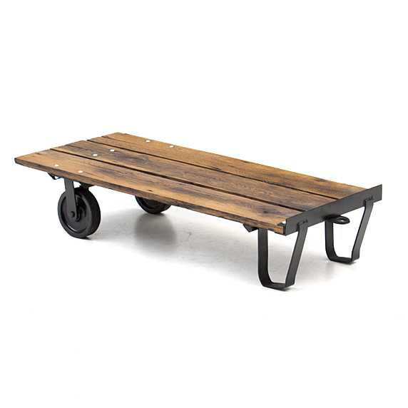 Industrial Factory Cart Coffee Table