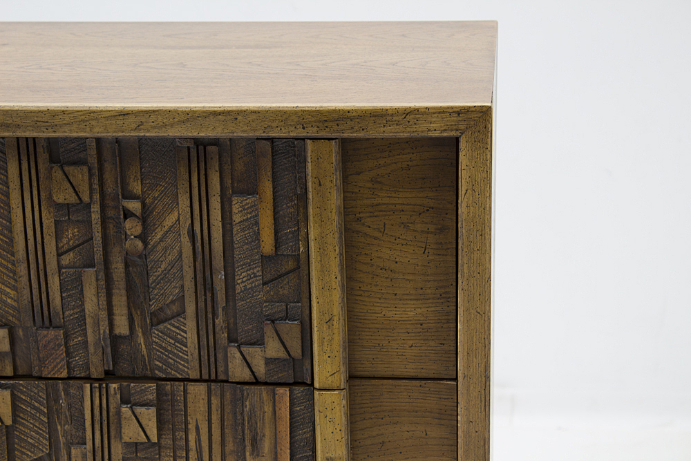Brutalist Five-Drawer Dresser by Lane