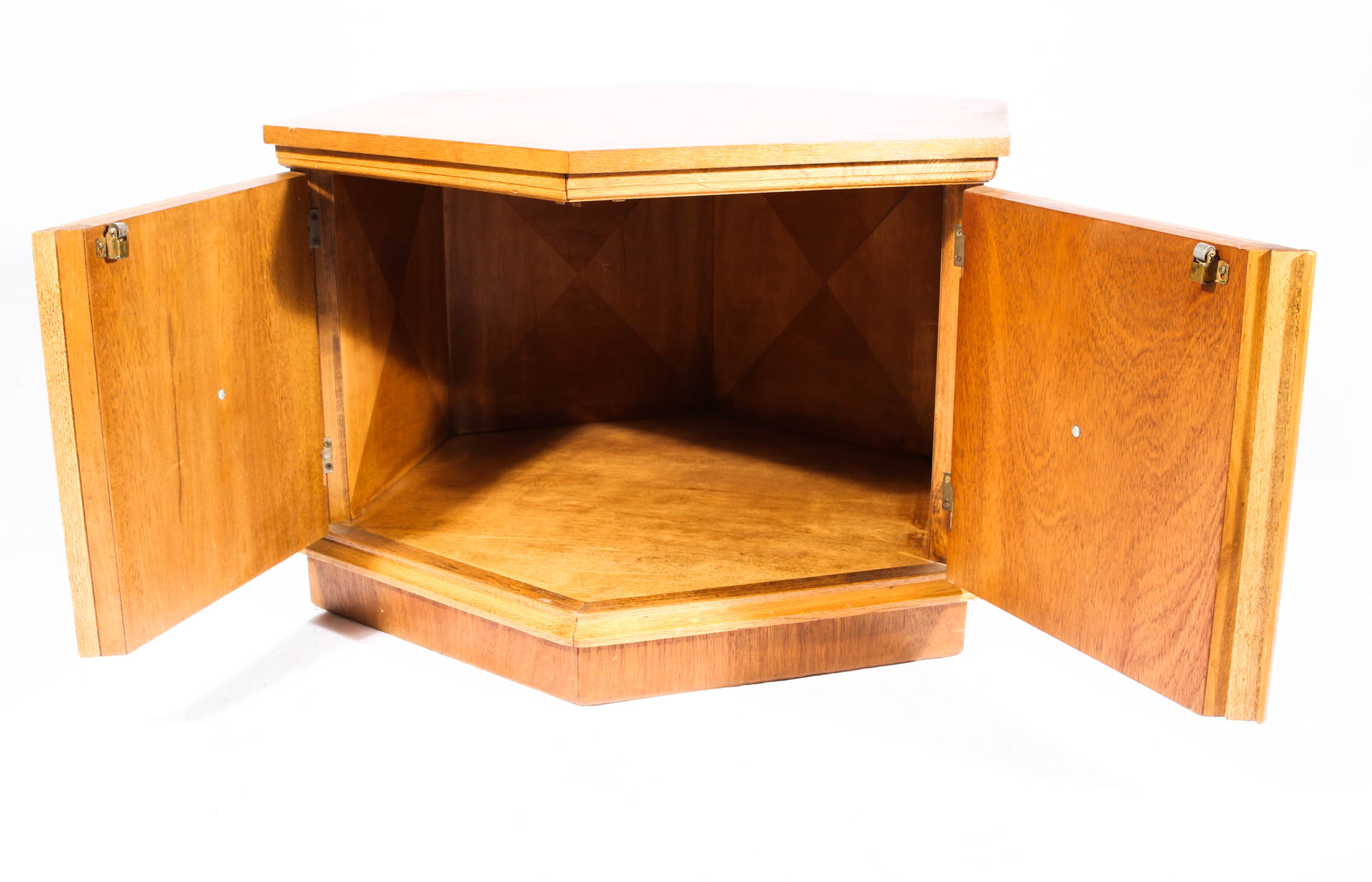 Vintage Accent Table With Storage