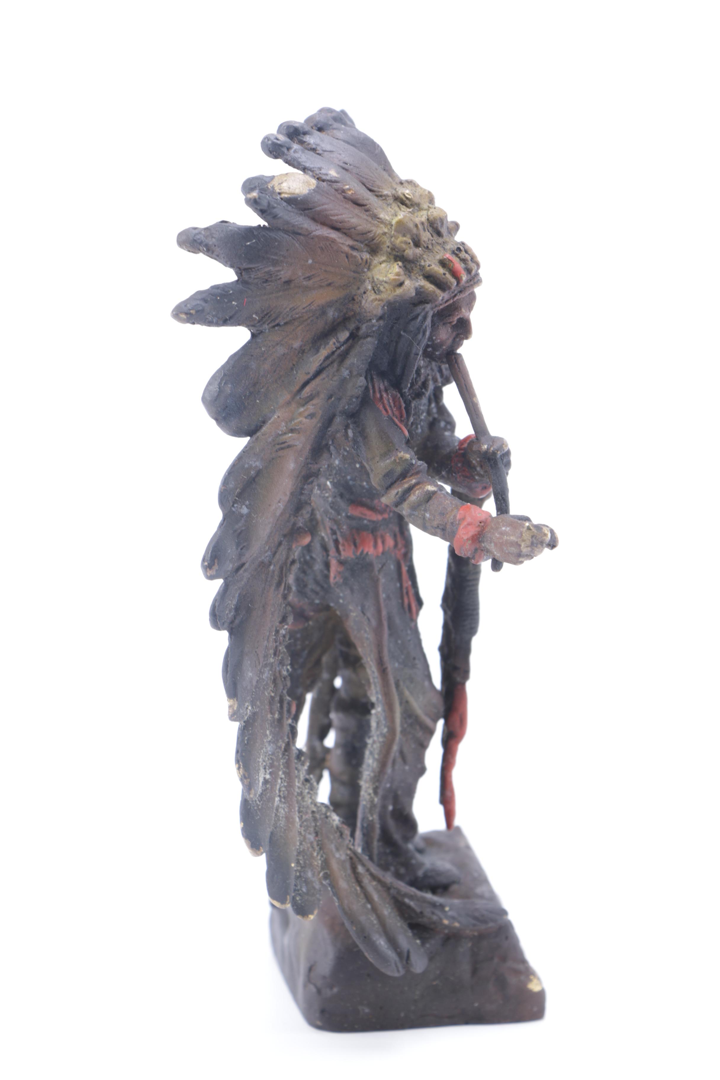 Brass Native American Style Sculptures