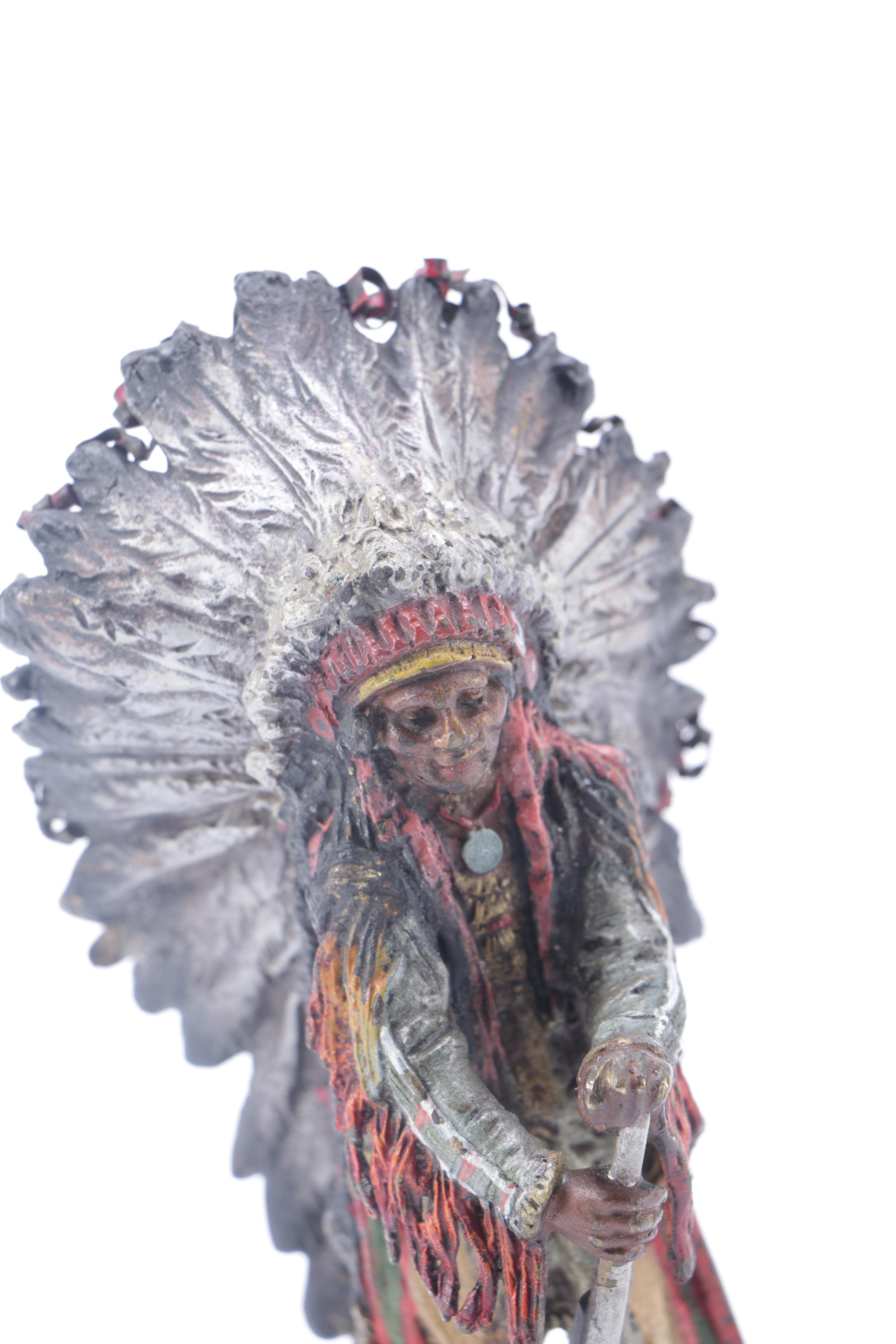 Brass Native American Style Sculptures