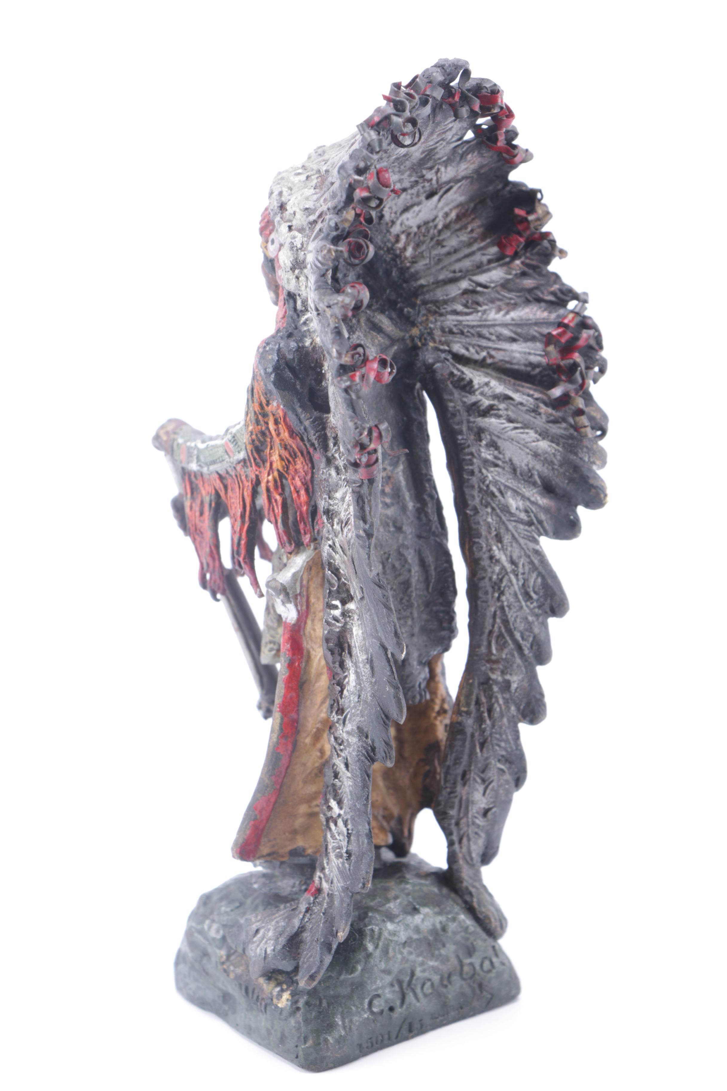 Brass Native American Style Sculptures