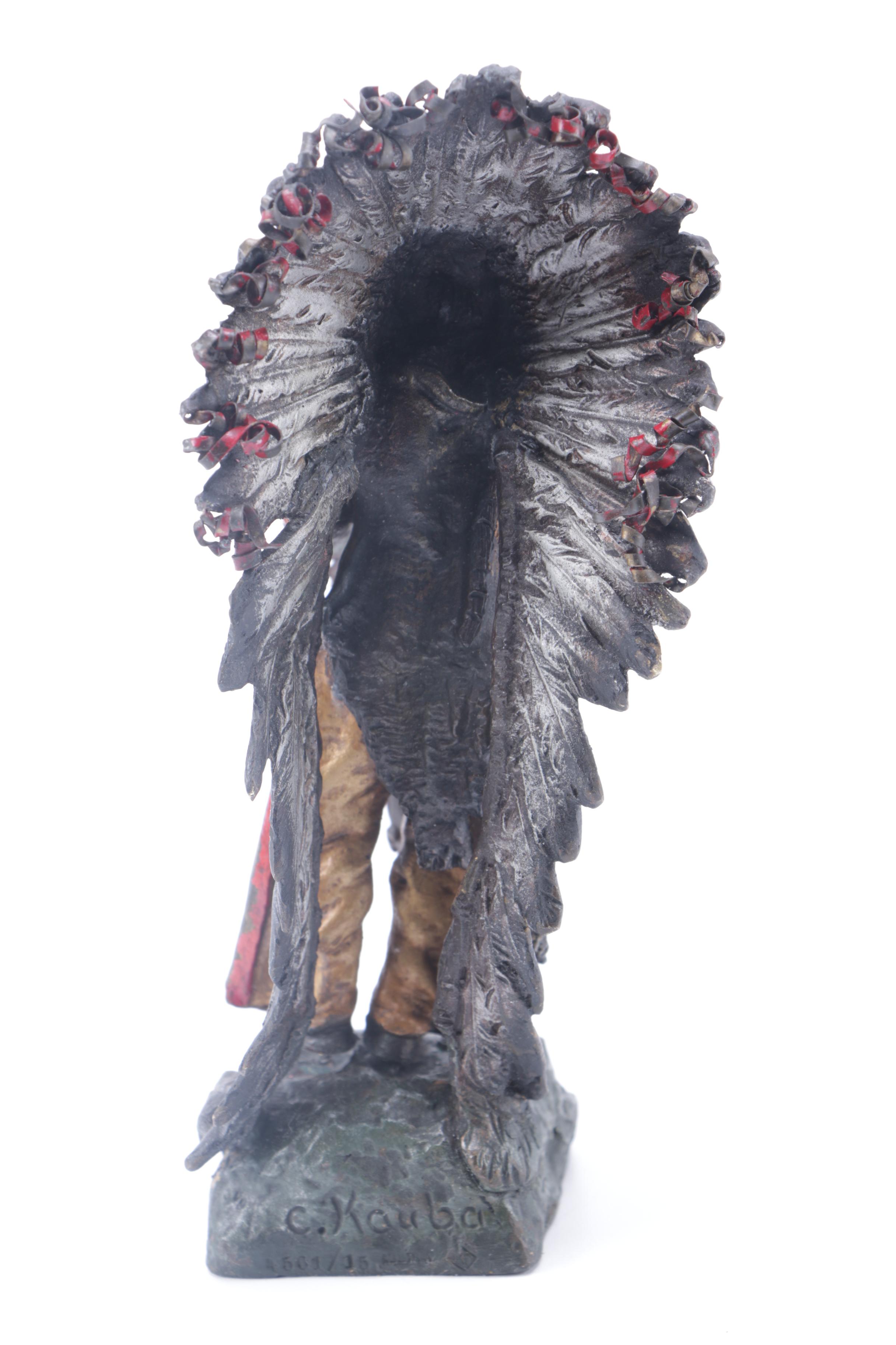 Brass Native American Style Sculptures