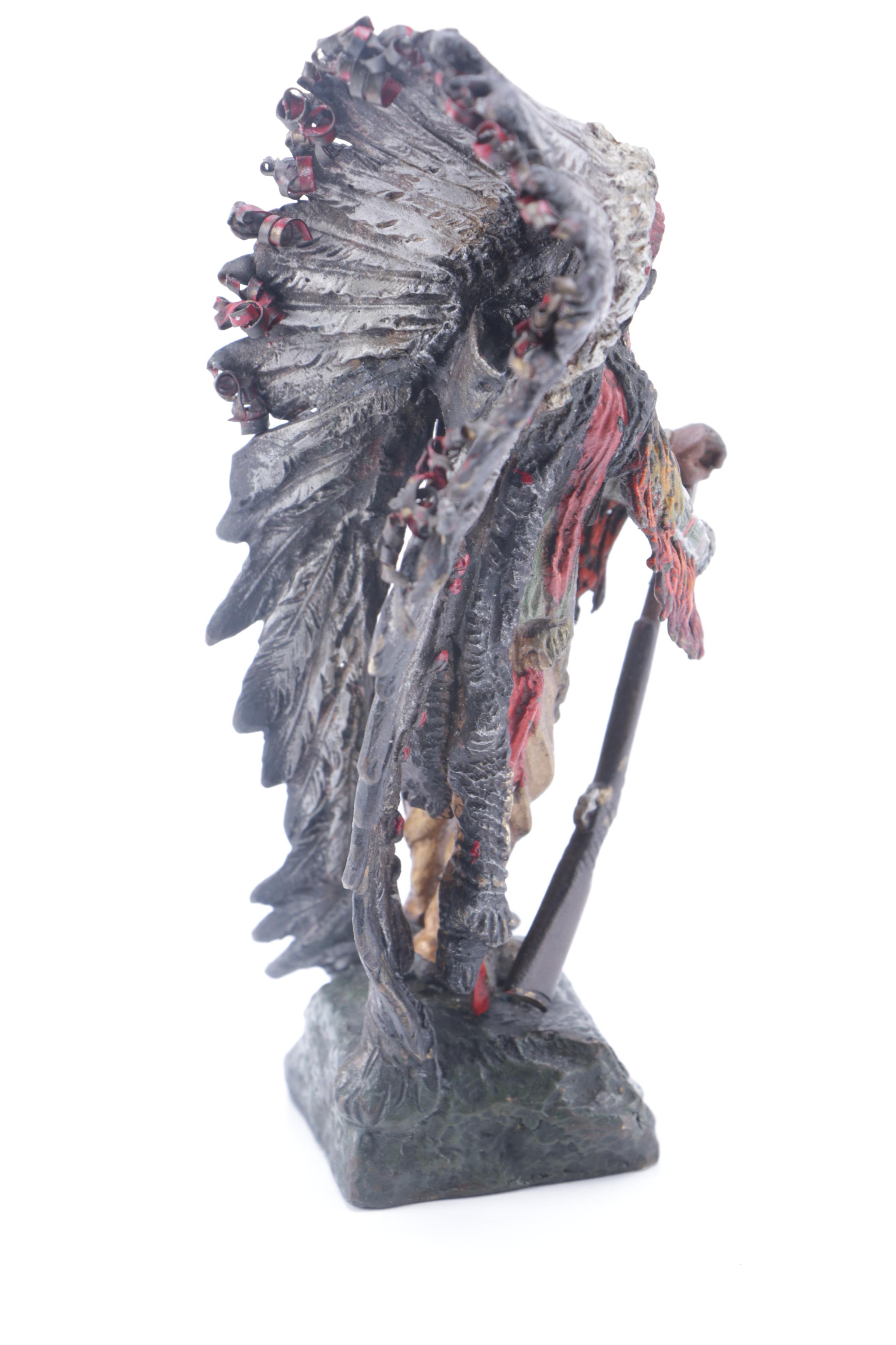 Brass Native American Style Sculptures