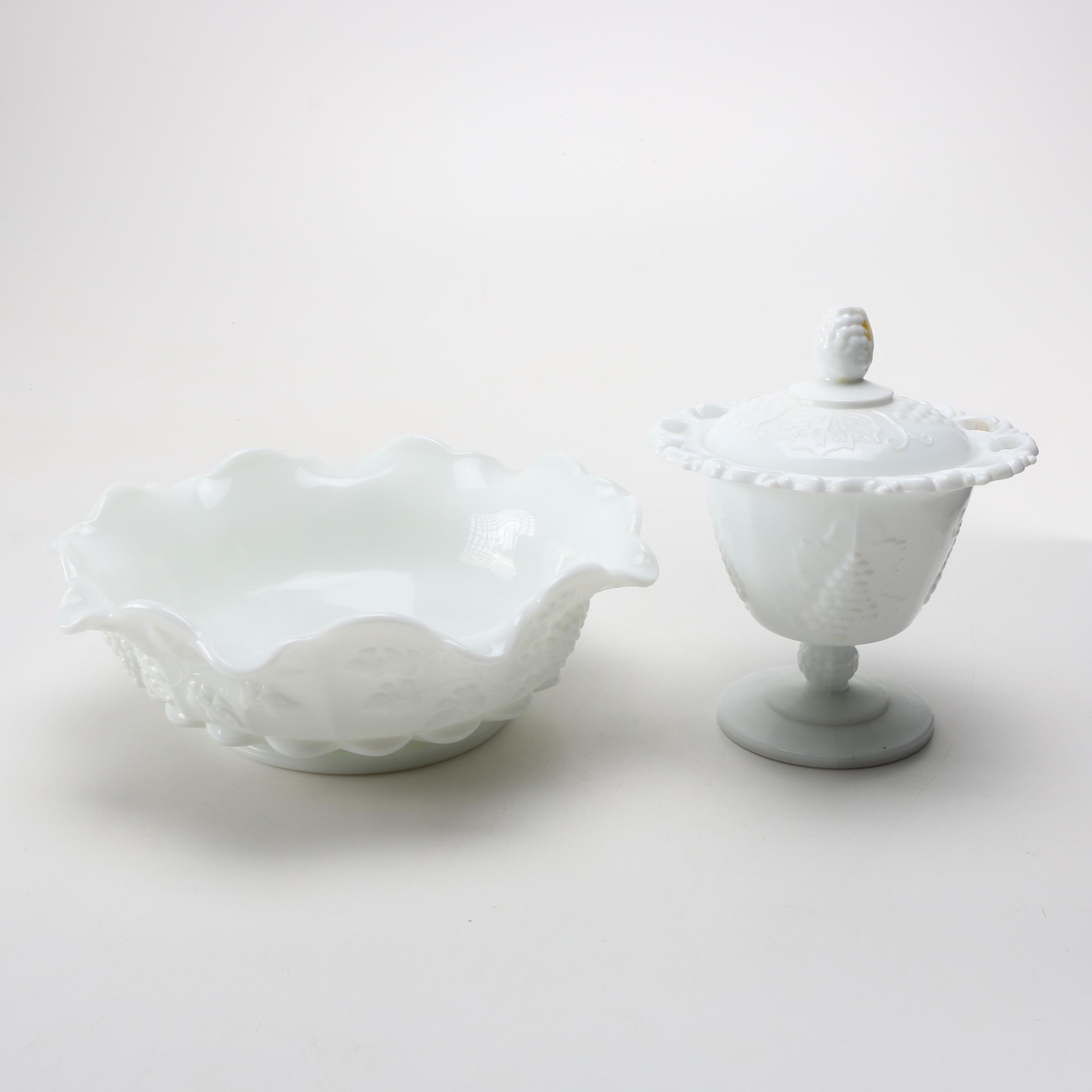 Westmoreland Milk Glass Pieces