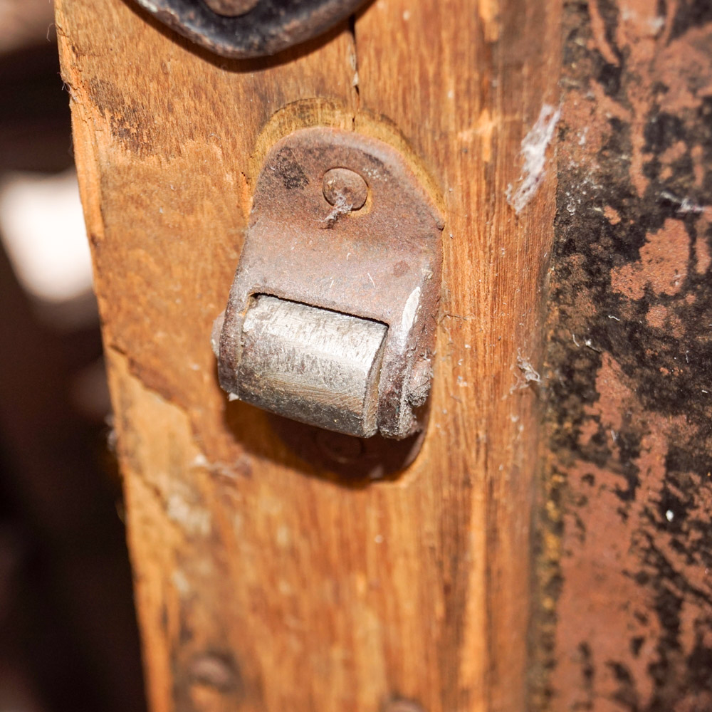 Wood and Metal Steamer Trunk