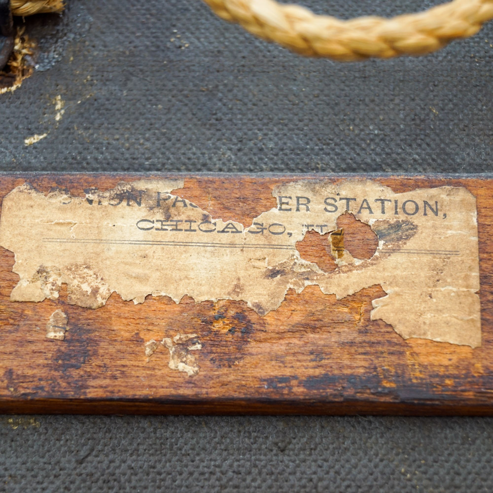 Wood and Metal Steamer Trunk