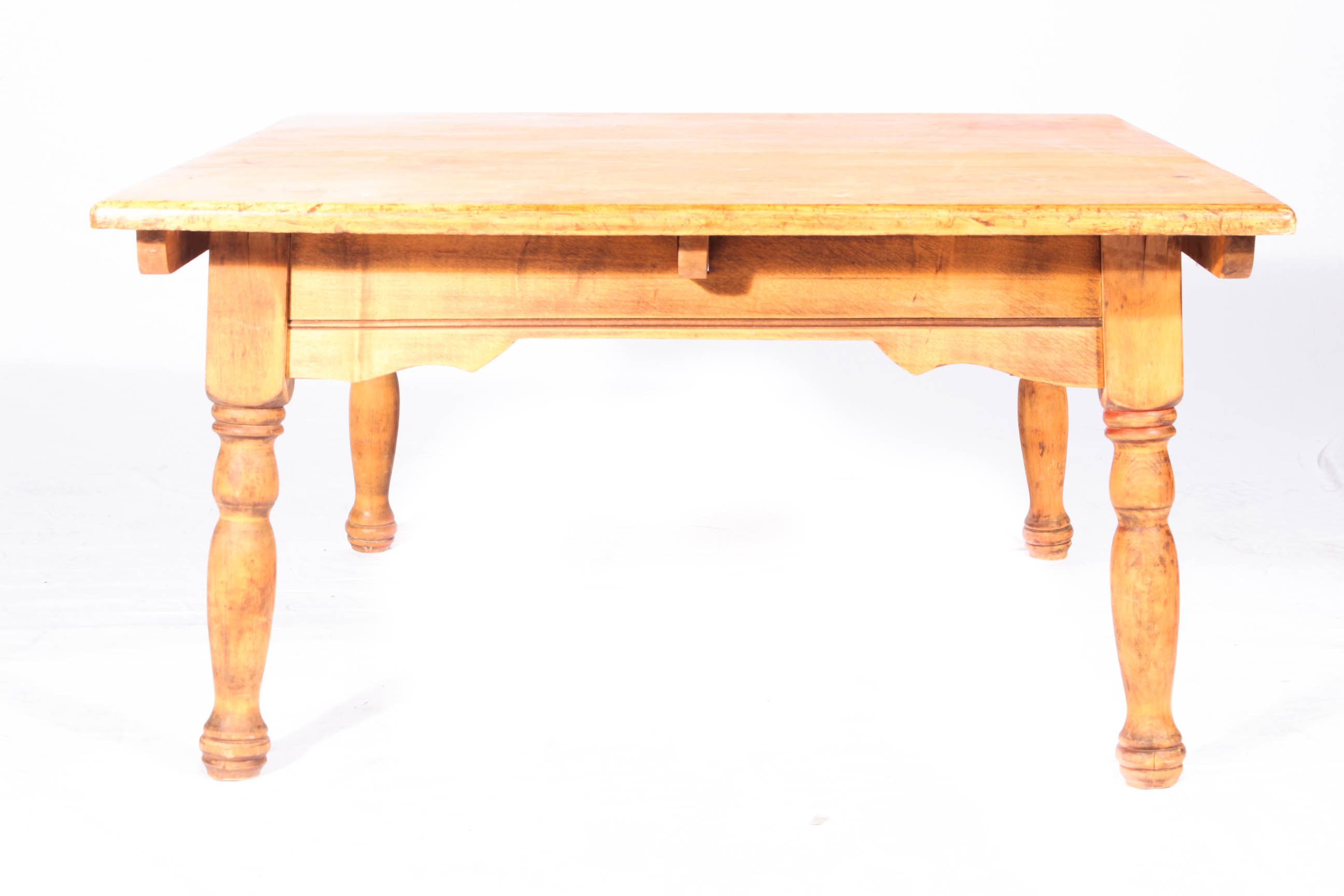 Distressed Wood Cocktail Table