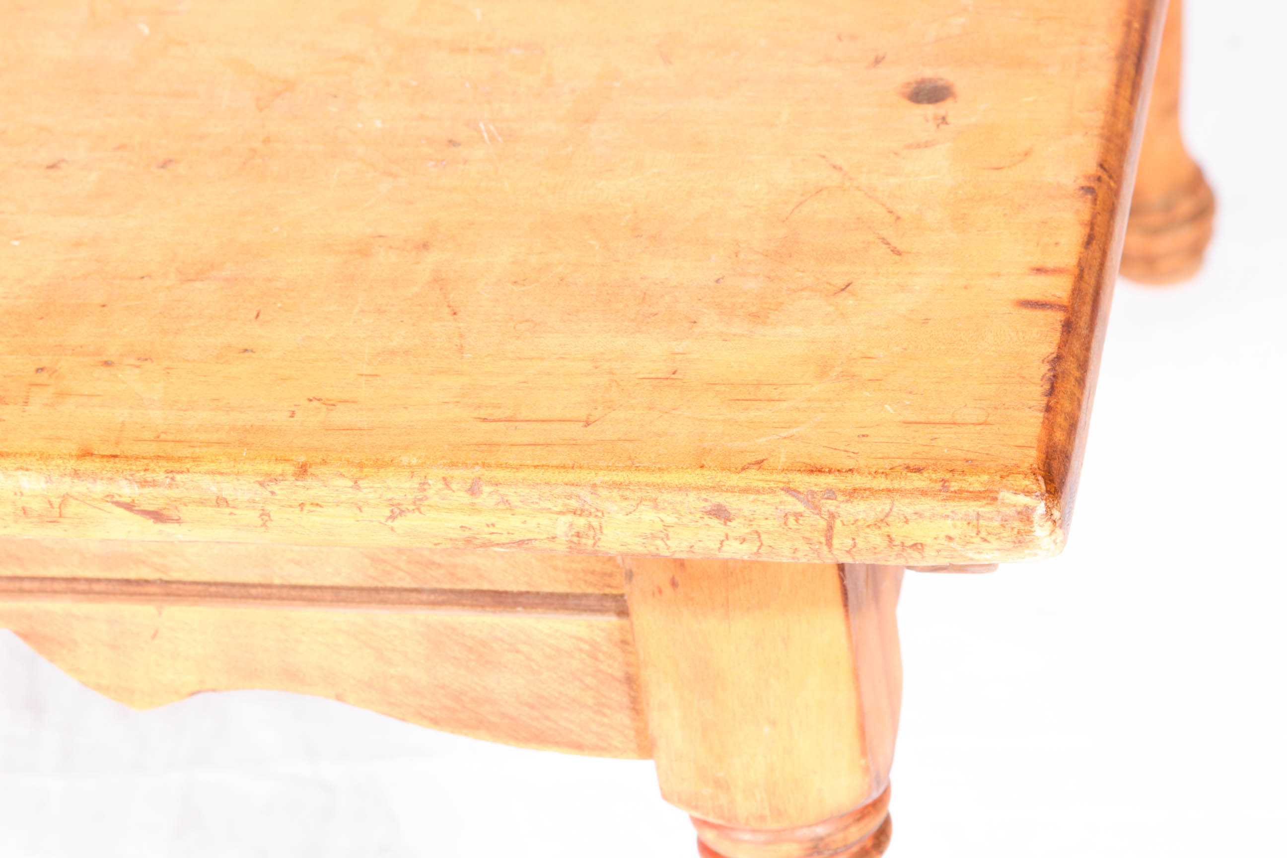 Distressed Wood Cocktail Table