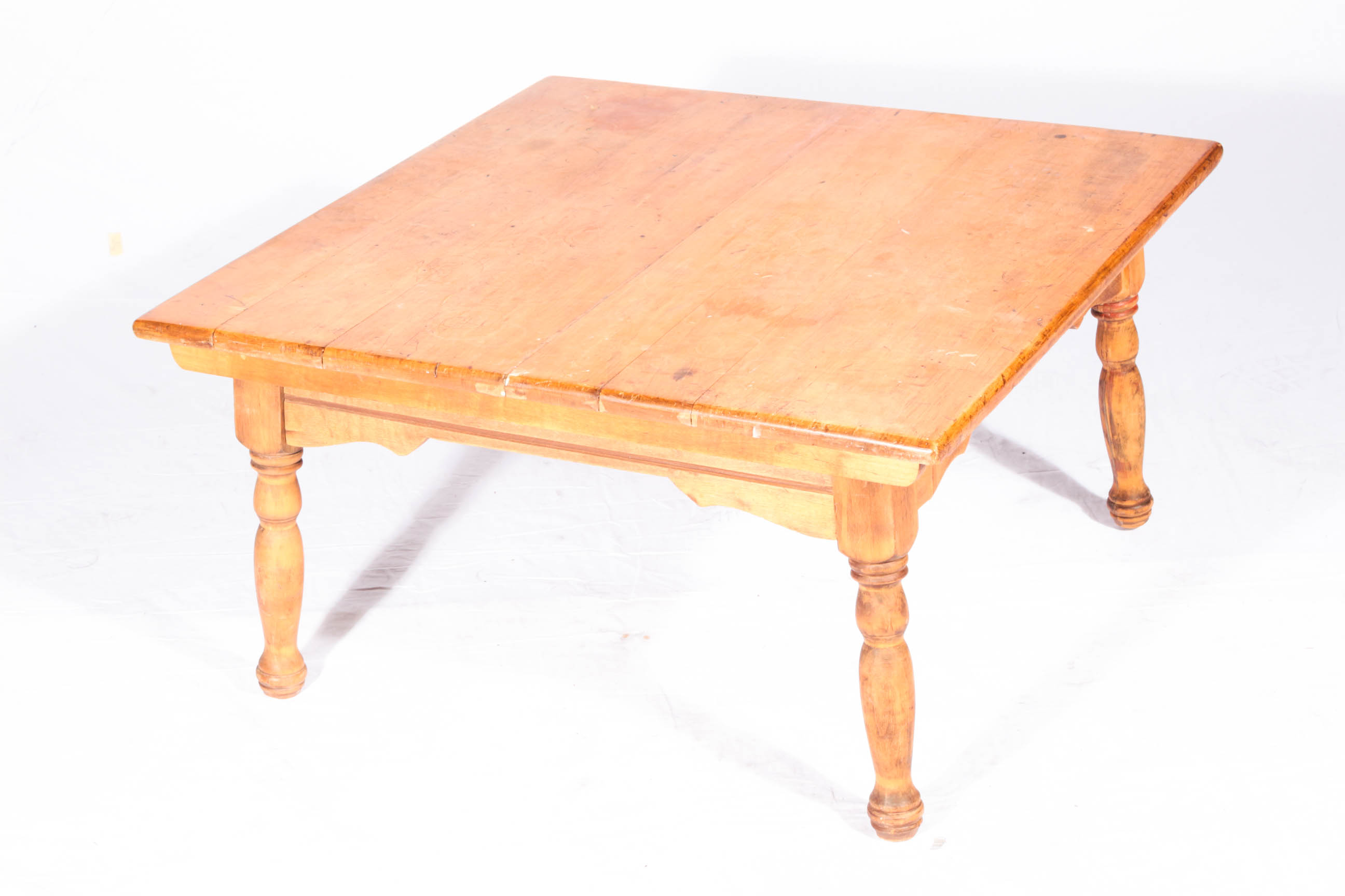 Distressed Wood Cocktail Table