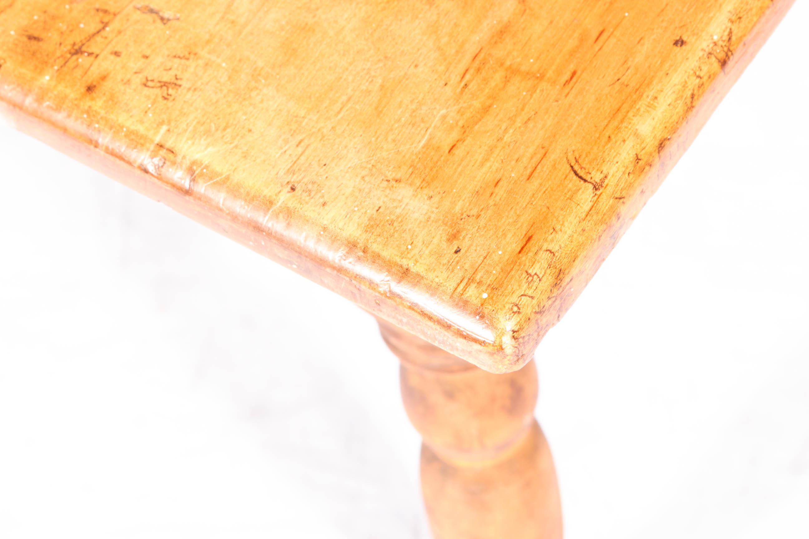 Distressed Wood Cocktail Table
