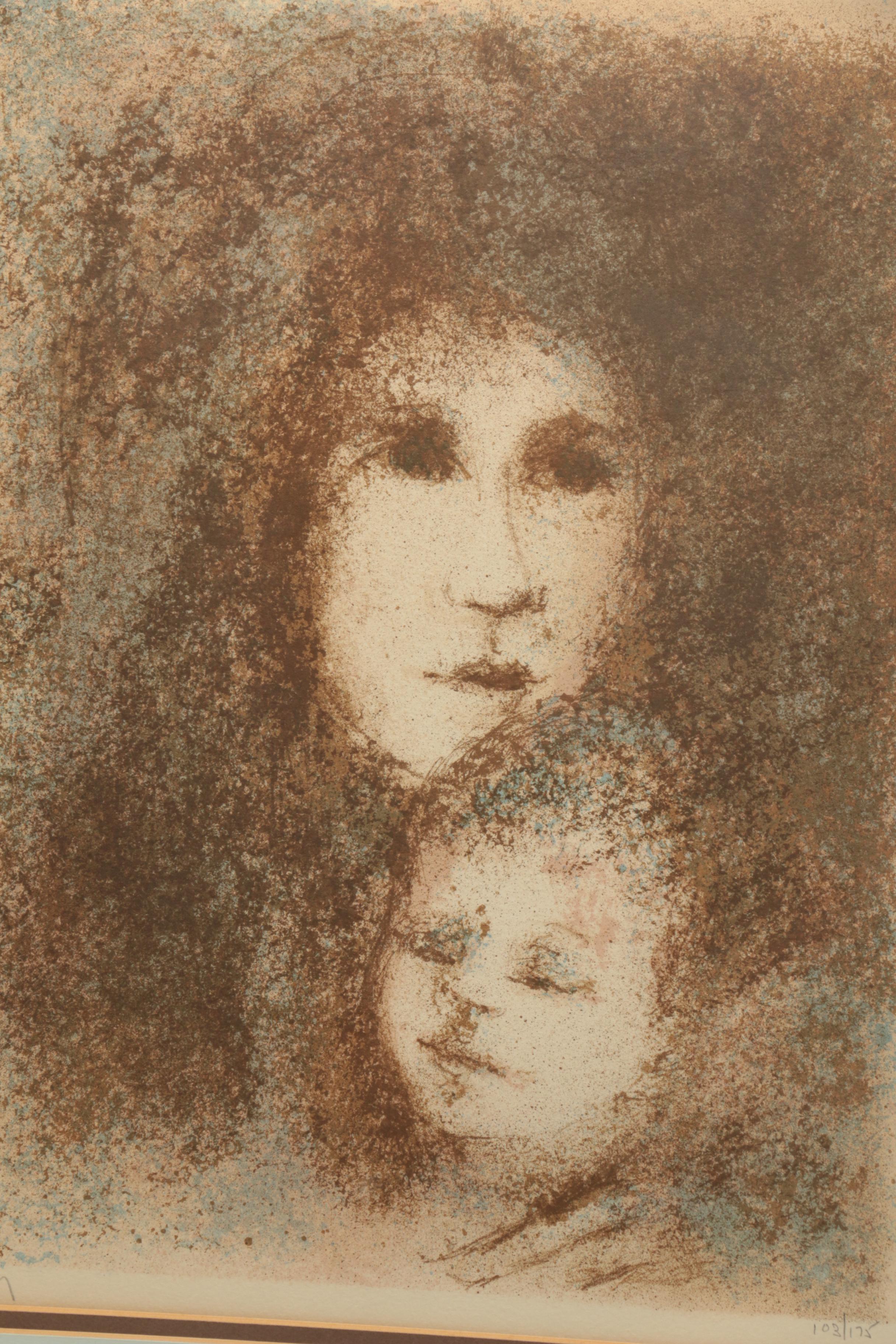 Bill McCauley Limited Edition Lithograph "Mother and Baby"