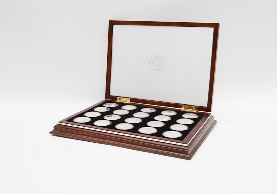 Franklin Mint "The Millennia" Silver Coin Collection