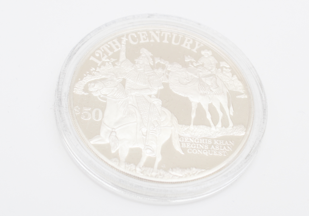 Franklin Mint "The Millennia" Silver Coin Collection