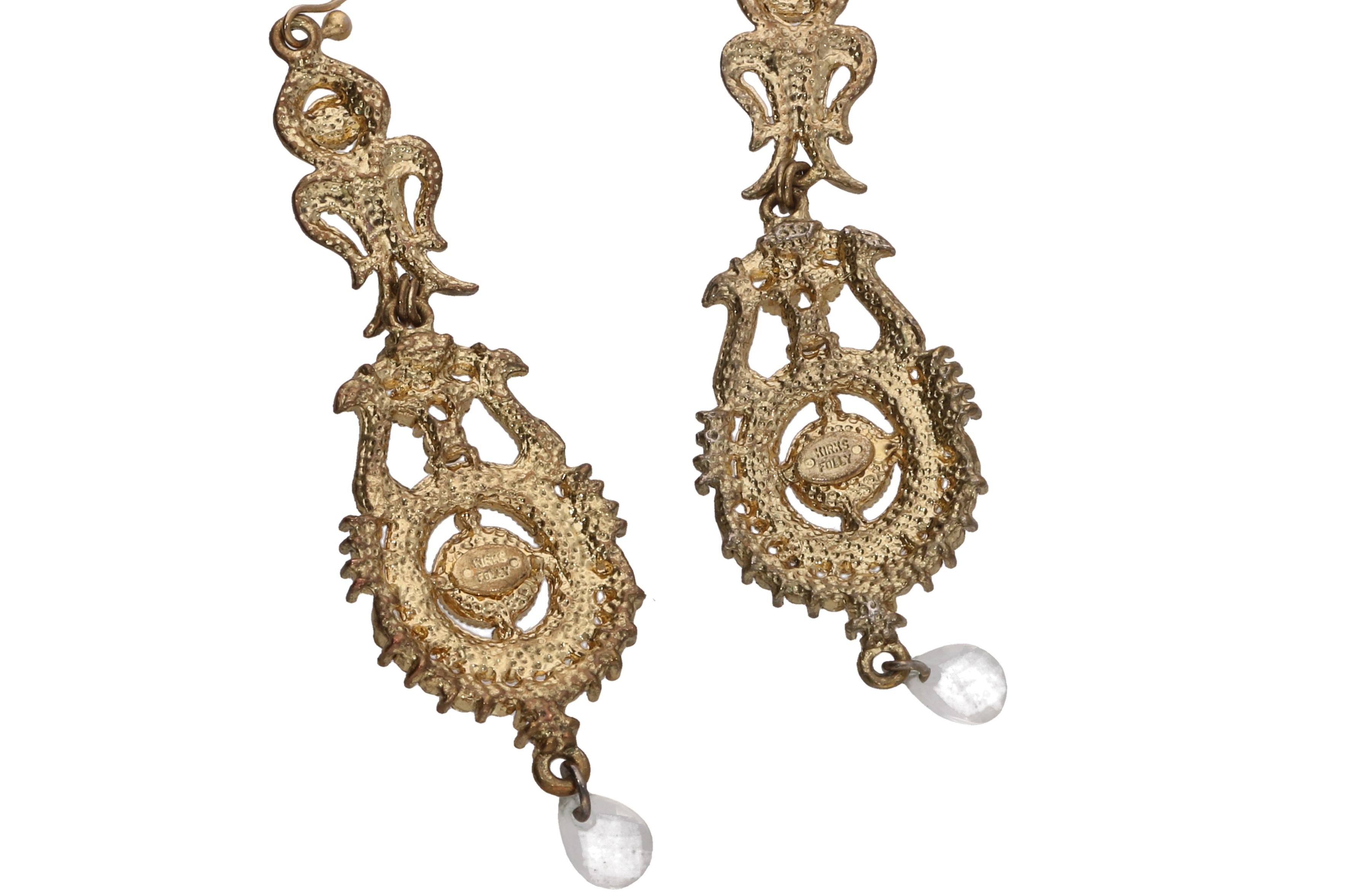 Kirks Folly Cuff Bracelet and Earrings