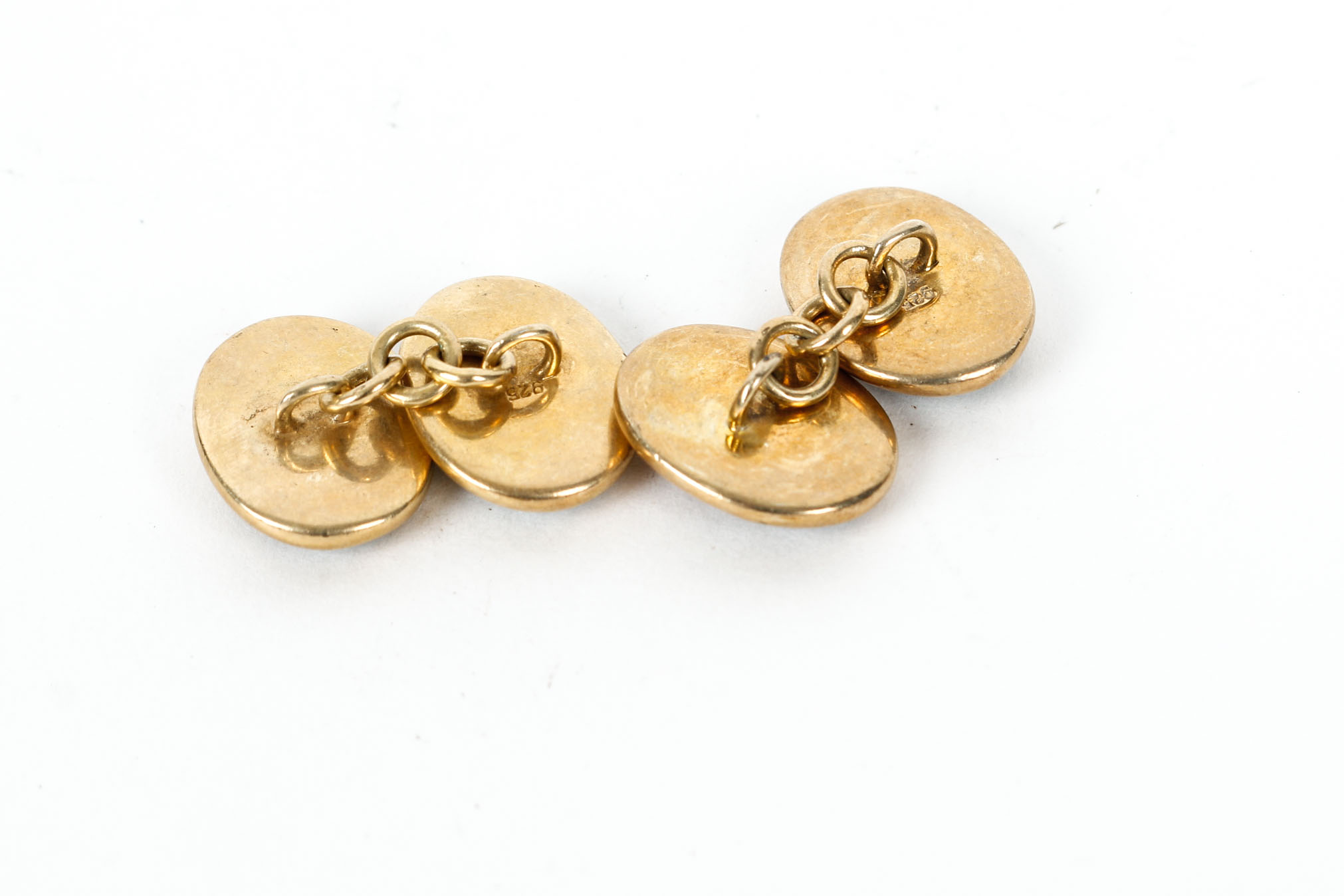 Vermeil Sterling Silver Cufflinks