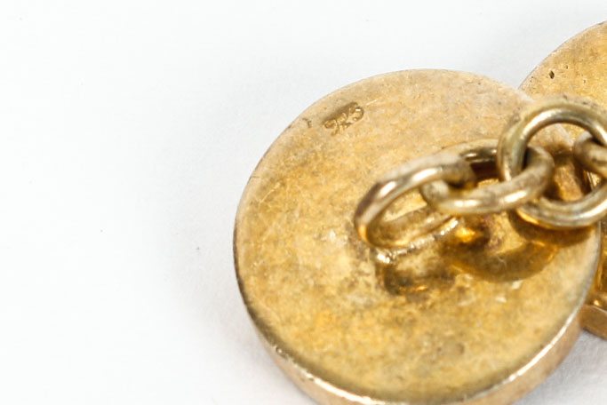 Vermeil Sterling Silver Cufflinks